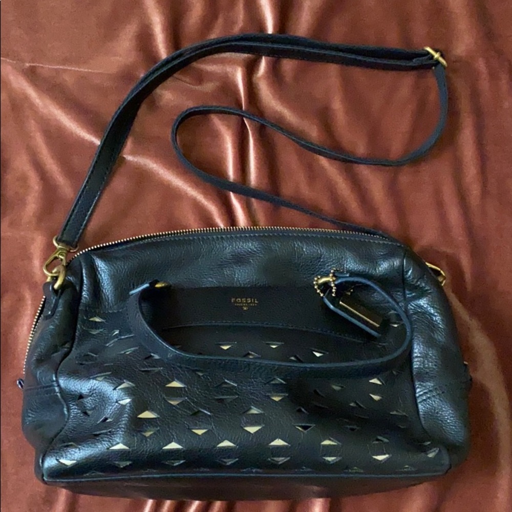 Fossil Leather Handbag - Picture 2 of 8